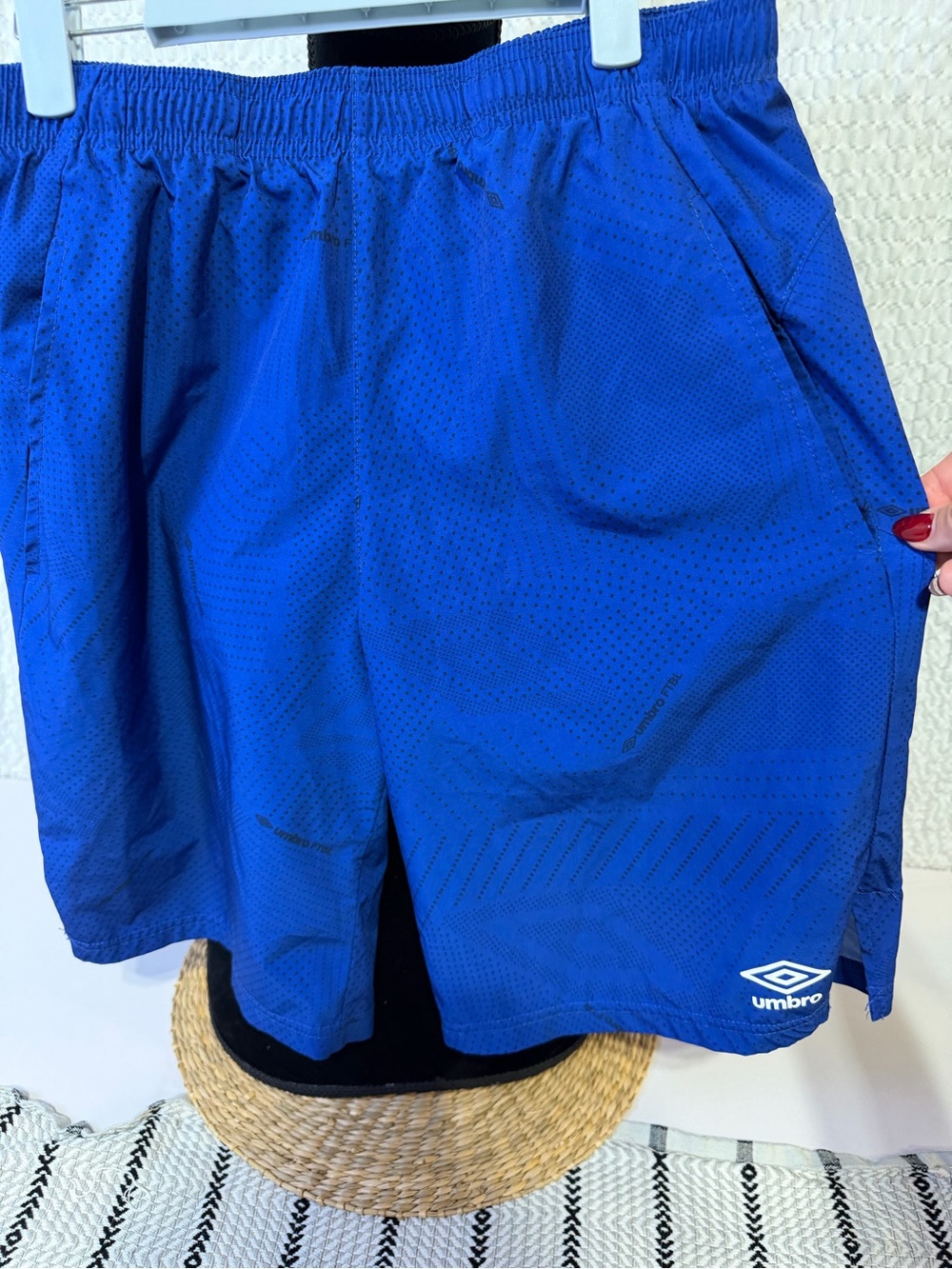 Umbro Royal Blue Kids Athletic Shorts